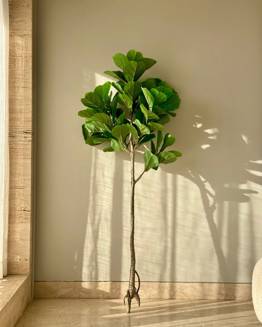 Artificial Fiddle Leaf Plant | 5 Feet | Pot not included