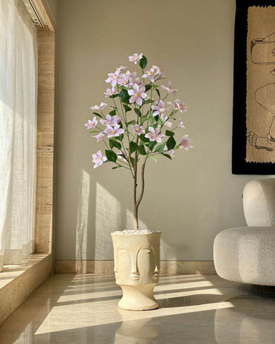 Artificial Clematis Plant | 4 Feet | Pot not included