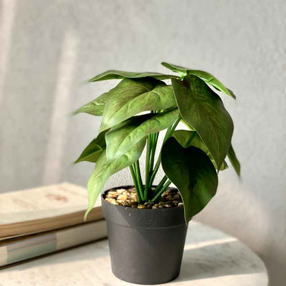 Lifelike Green Pothos Artificial Indoor Plant Without Pot | 4 x 8 inches