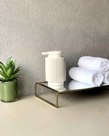 Elegant Braga Ivory Shade Bathroom Accessories | Pack of 2