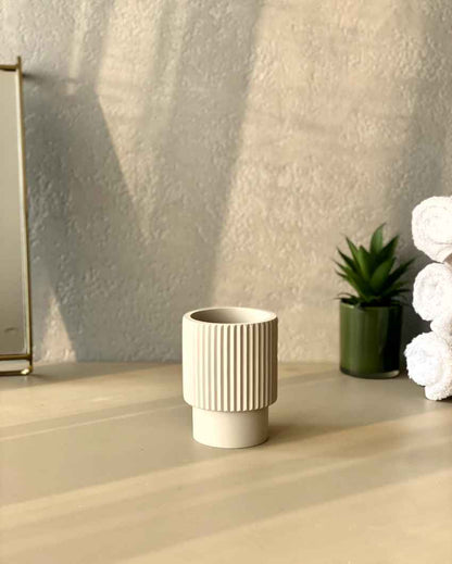 Elegant Braga Ivory Shade Bathroom Accessories | Pack of 2