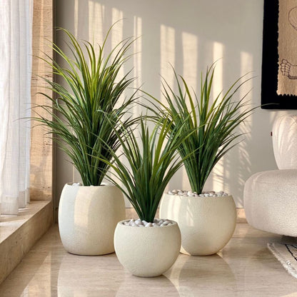 Elegant Design Green Artificial Dragon Plant Without Pot