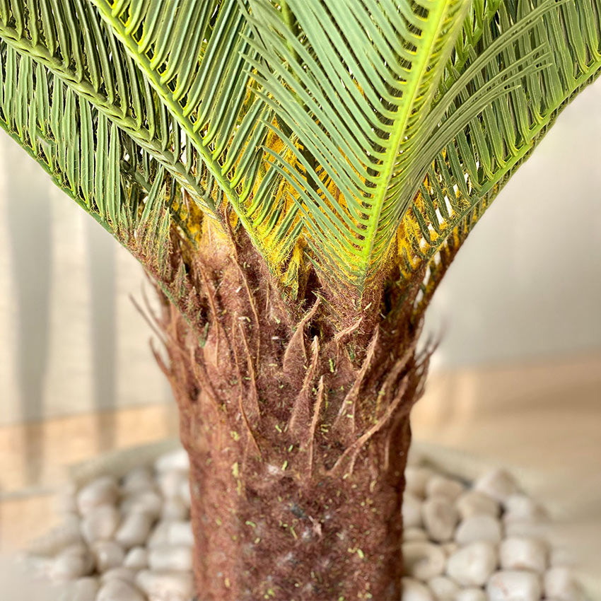 Artificial Green Shade Cycas Plant Without Pot