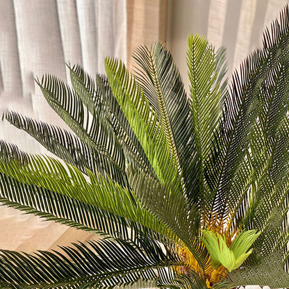 Artificial Green Shade Cycas Plant Without Pot