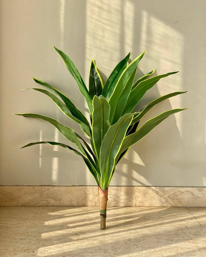 Artificial Variegated Dracaena Plant | Pot not included