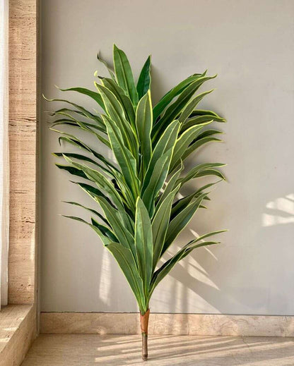 Artificial Variegated Dracaena Plant | Pot not included