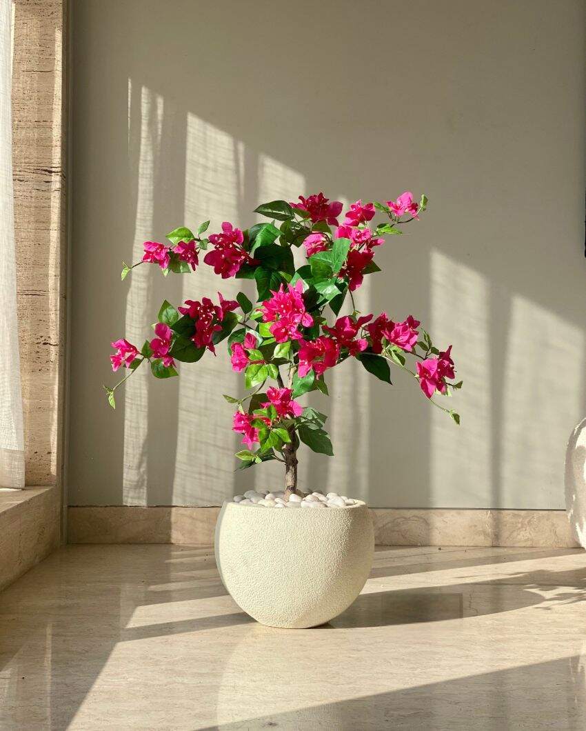 Artificial Cerise Bougainvillea Plant | 3 Feet | Pot not included
