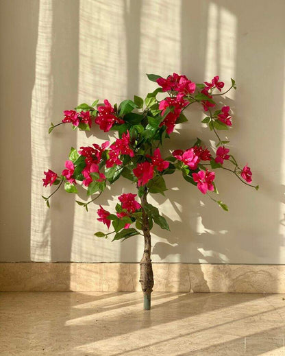 Artificial Cerise Bougainvillea Plant | 3 Feet | Pot not included