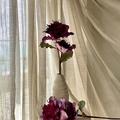 Vibrant Artificial Magenta Ombre Rose Bay Stem Without Vase | 3 Feet