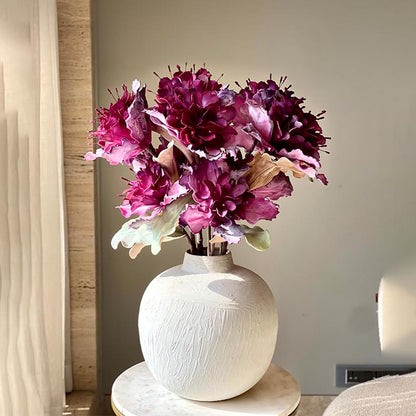 Vibrant Artificial Magenta Ombre Rose Bay Stem Without Vase | 3 Feet
