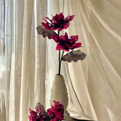 Dazzling Artificial Fuchsia Ombre Dahlia Stem Without Vase | 3.1 Feet