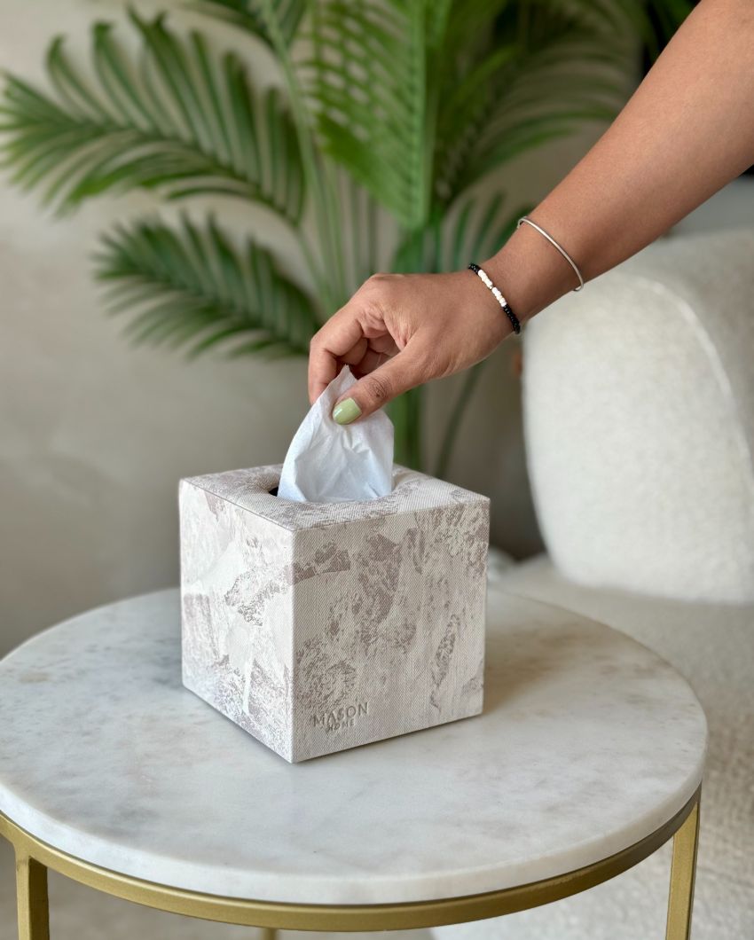 Modern Square Tissue Box Home Essential | 5 x 5 x 5 inches