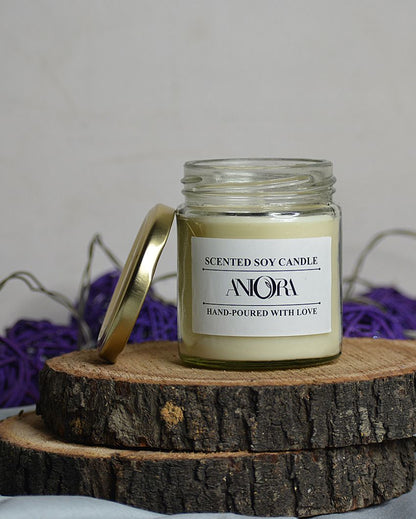 Aromatic Oud Scented Glass Jar Candle | 3 x 3 inches