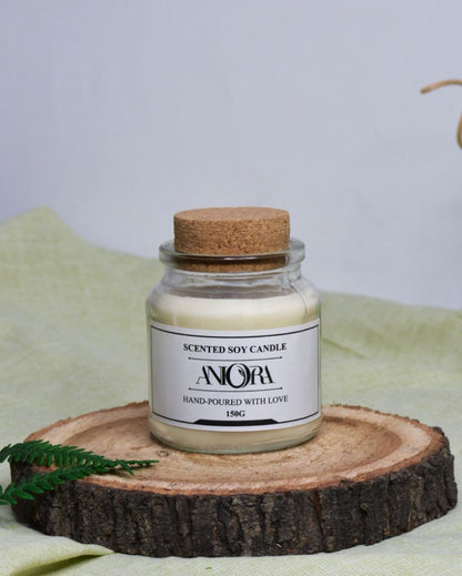 Ocean Breeze Scented Wood Wick Jar Candles | Set of 2 | 3 x 4 inches