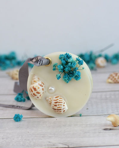 Refreshing Ocean Breeze Scented Round Wax Sachets | Set of 2 | 3 inches