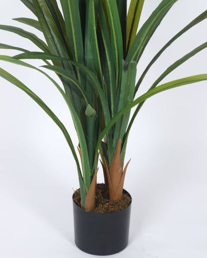 Artificial Orchid Flowers Plastic Plants With Black Pot | 4 Feet