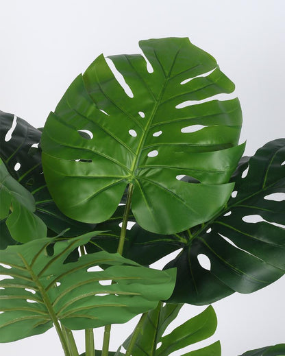 Monstera Real Touch Artificial Plant with Black Pot | 4 ft