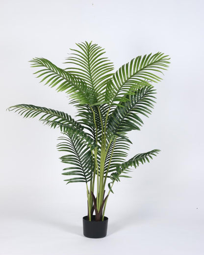 Palm Areca Real Touch Artificial Plant with Black Pot