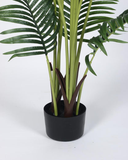 Palm Areca Real Touch Artificial Plant with Black Pot