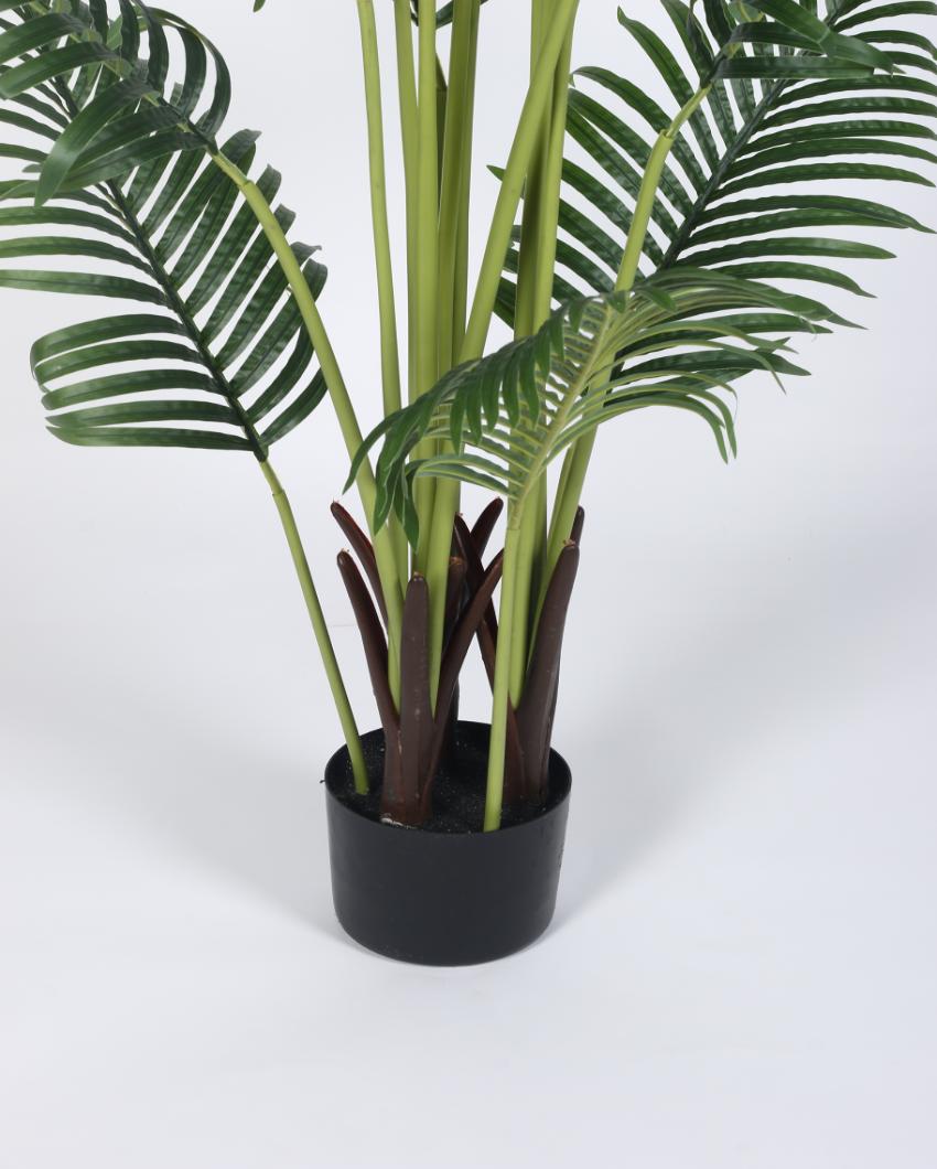 Areca Palm Real Touch Artificial Plant with Black Pot