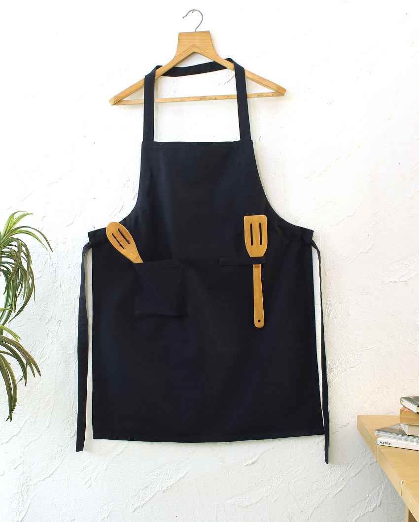 Everyday Dark Blue Durable Apron | 23 x 32 inches