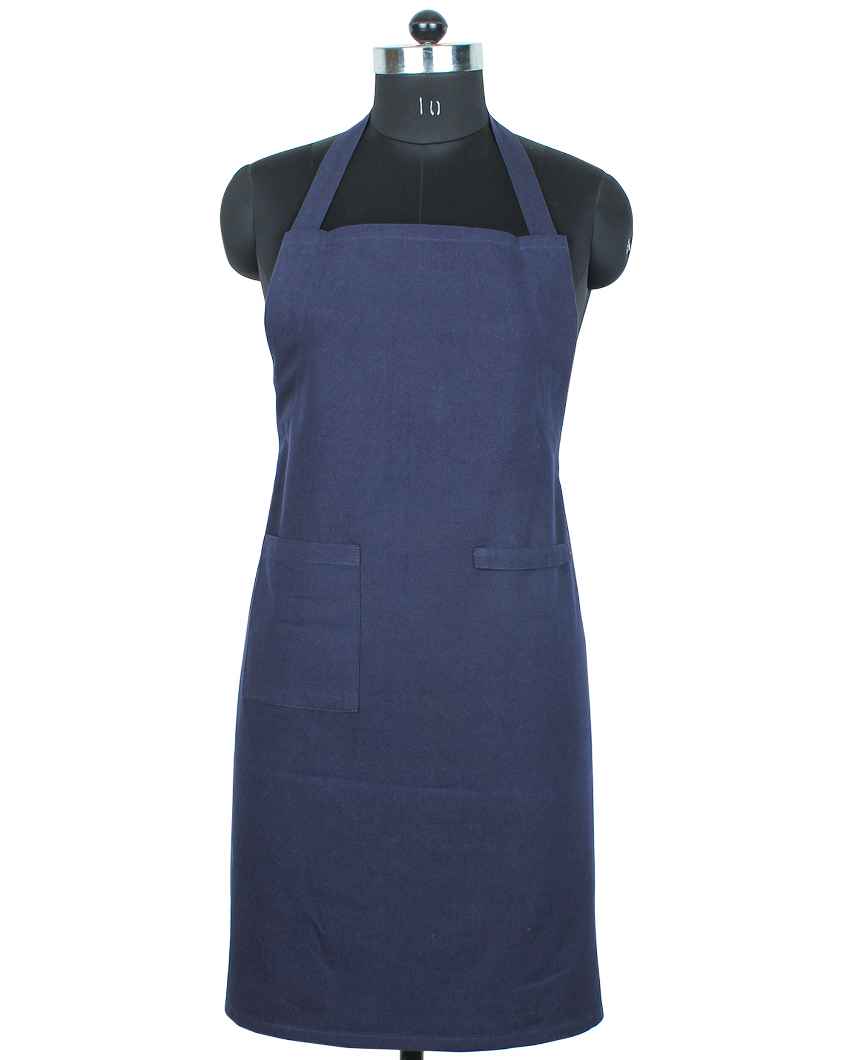 Everyday Dark Blue Durable Apron | 23 x 32 inches