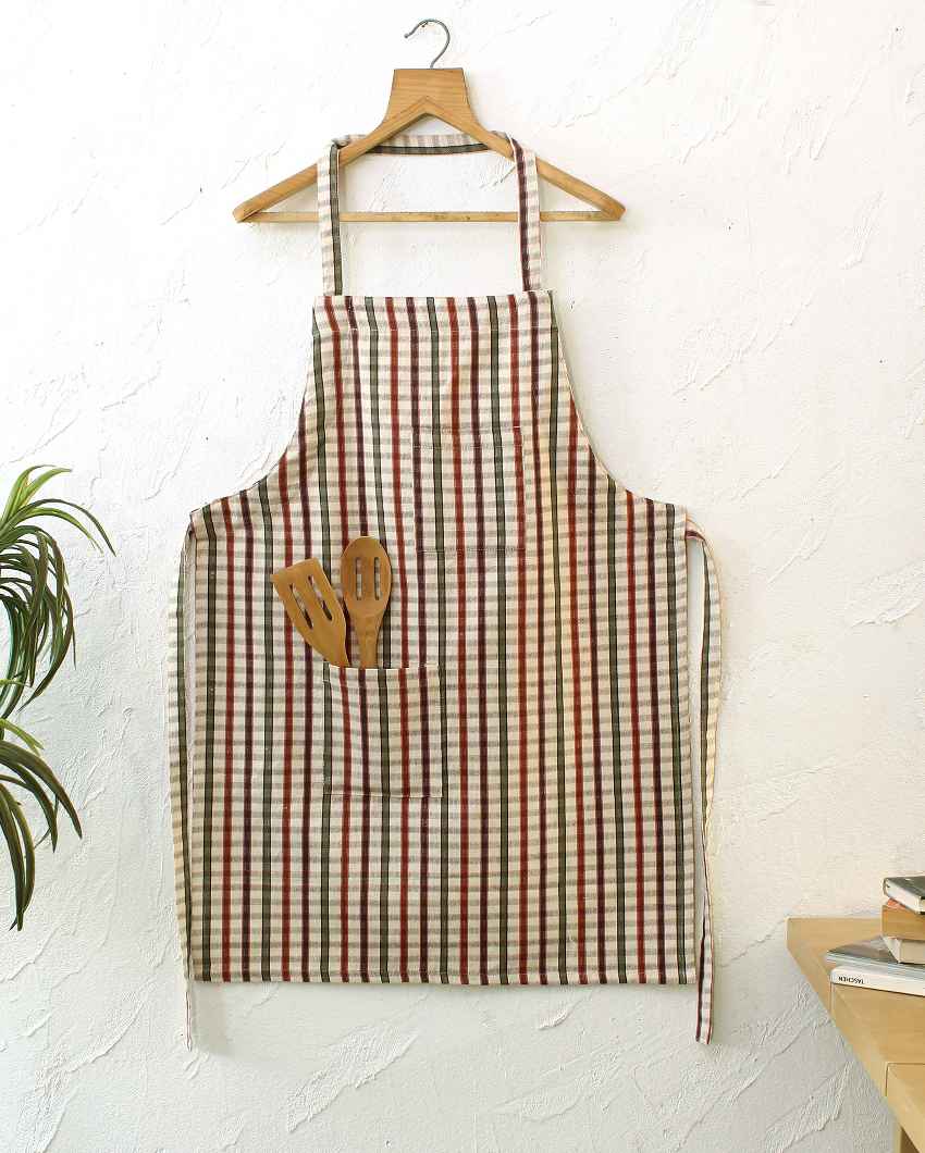 Grillers Multicolor Kitchen Apron | 23 x 32 inches