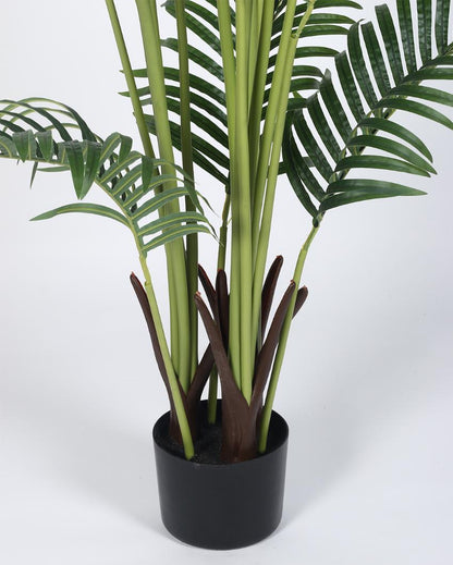 Areca Palm Real Touch Artificial Plant with Black Pot