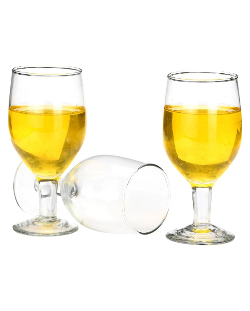 Luminous Dining Experience Transparent Stemmed Wine Glass  | 180ml |  2 x 5 inches