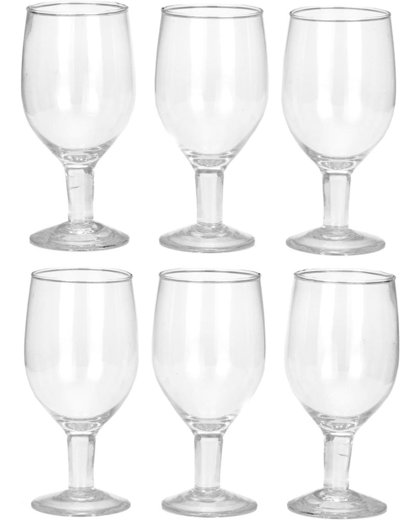 Luminous Dining Experience Transparent Stemmed Wine Glass  | 180ml |  2 x 5 inches