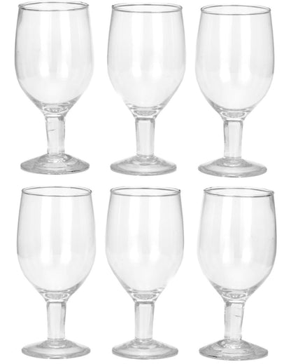 Luminous Dining Experience Transparent Stemmed Wine Glass  | 180ml |  2 x 5 inches