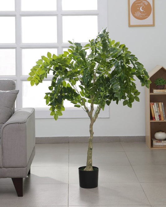 Artificial Ficus Silk Tree with Plastic Nursery Pot