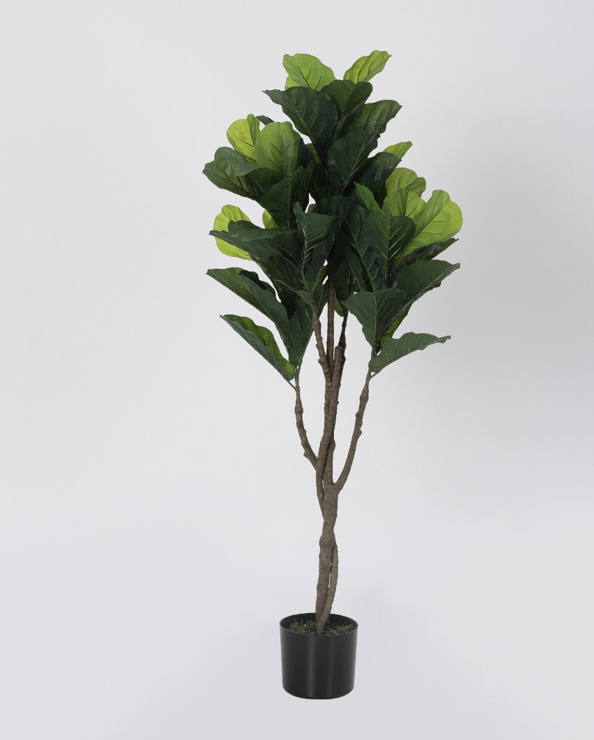 Artificial Fiddle Leaf Fig in Pot Faux Plant
