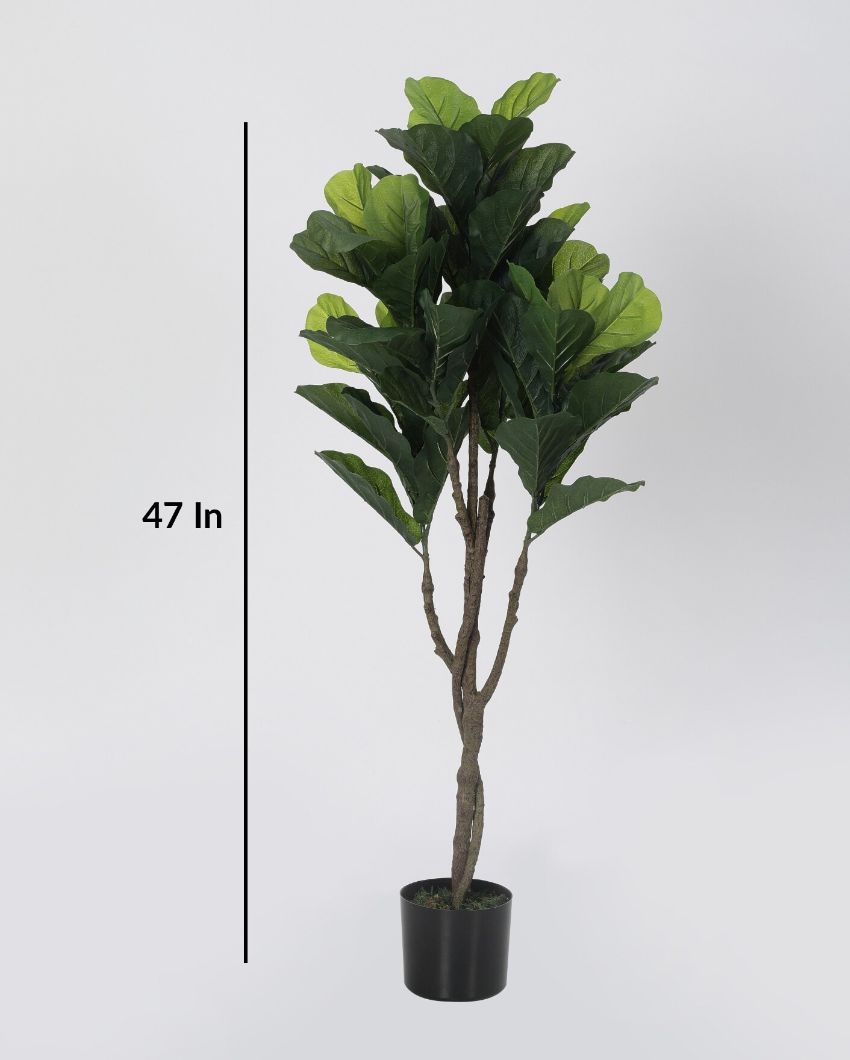 Artificial Fiddle Leaf Fig in Pot Faux Plant