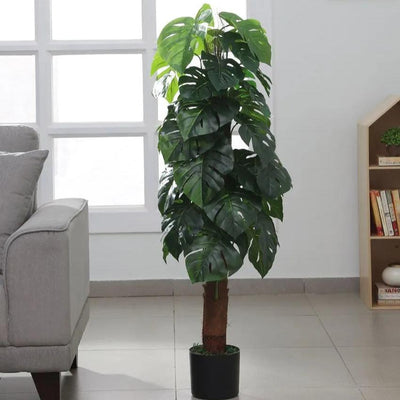 Artificial Monstera Faux Plant Tree With Pot