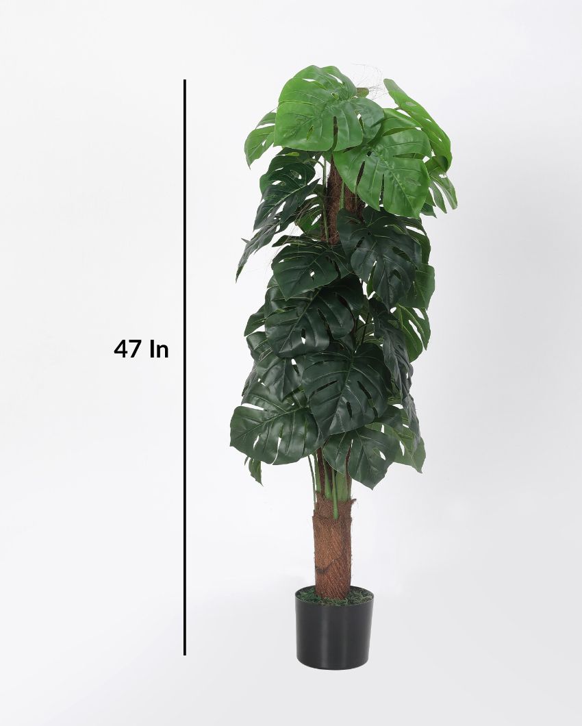 Artificial Monstera Faux Plant Tree With Pot