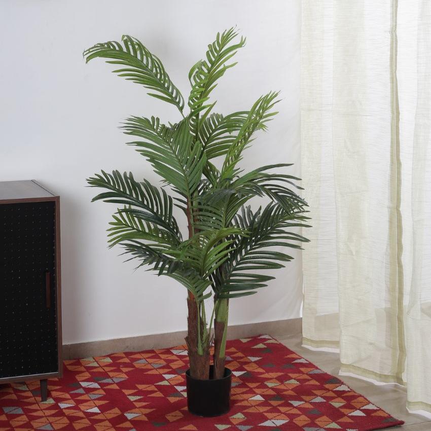 Versio Artificial Areca Palm Plant For Home Décor With Black Pot | 59 Inches