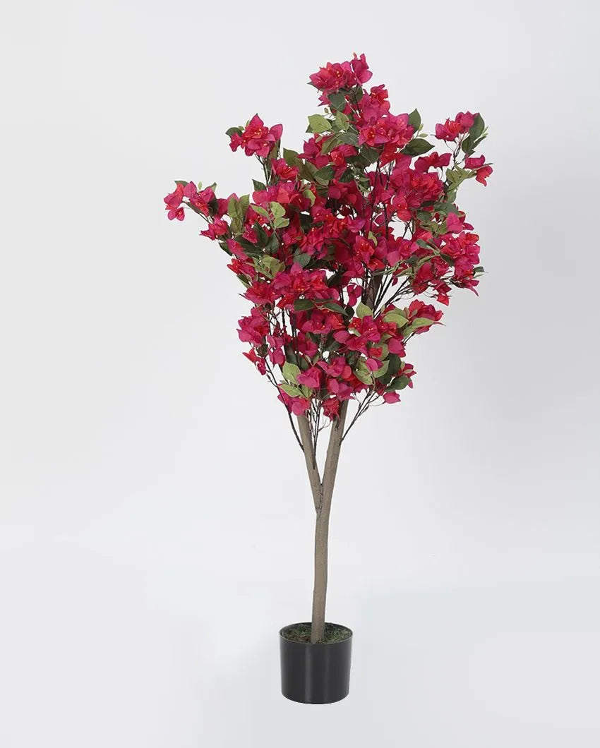 Artificial Bougainville Plant with Pot