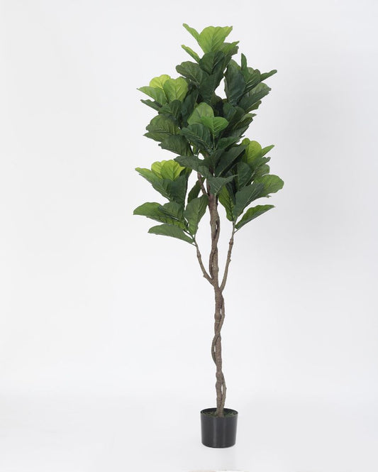 Artificial Fiddle Leaf Fig Tree in Pot Faux Plant