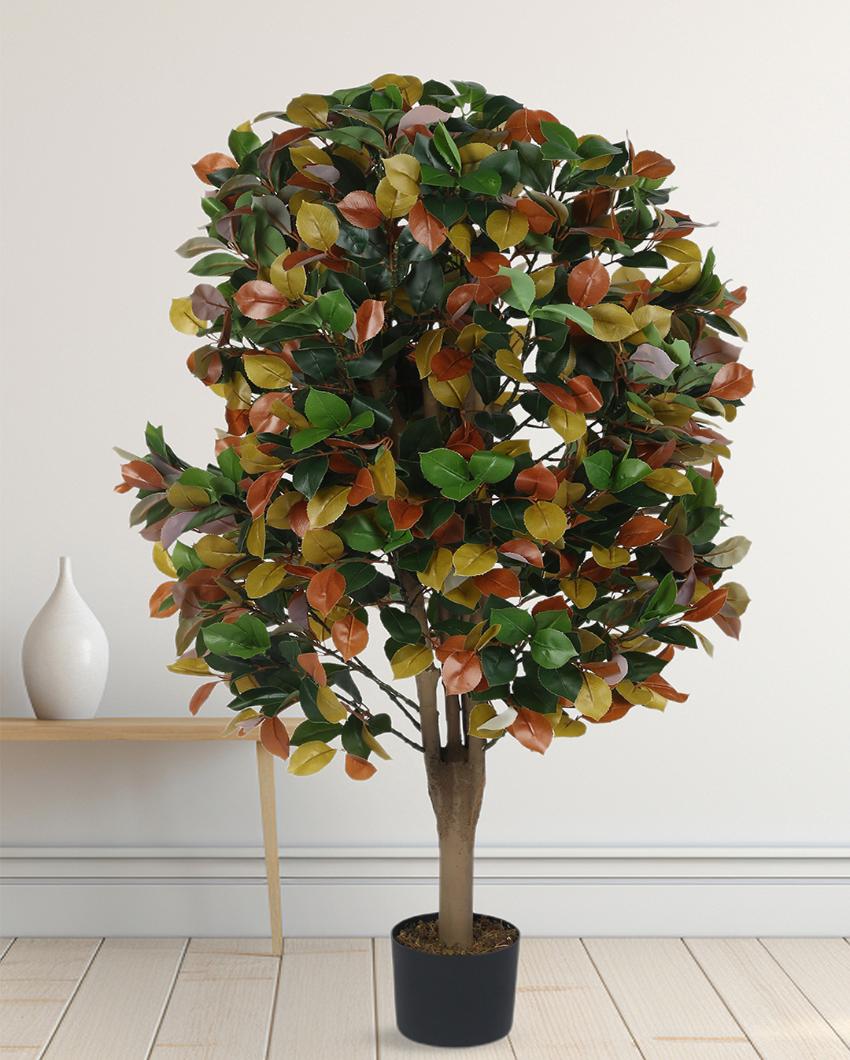 Ficus Artificial Plant with Black Pot | 4 ft