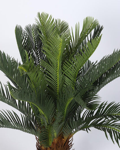 Cycas Artificial Plant with Black Pot | 3 ft