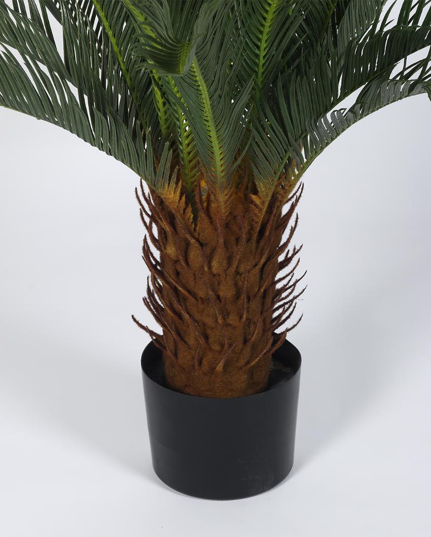 Cycas Artificial Plant with Black Pot | 3 ft