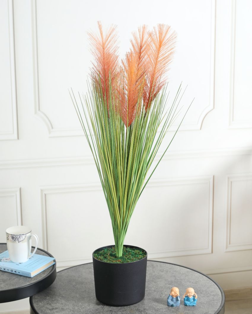 Grass Artificial Plant with Pot | 3 Feet