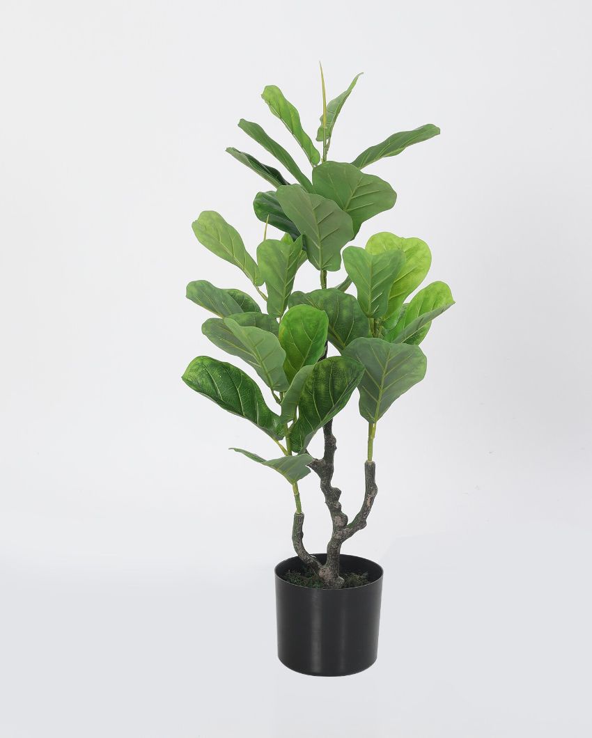 Artificial Fiddle Leaf Fig Tree in Pot Faux Plant