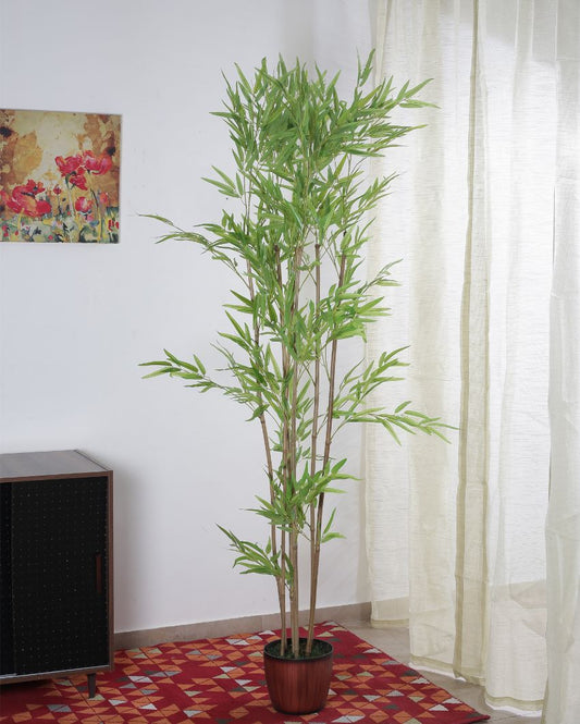 Artificial Single Bamboo Plant Without Pot | 79 Inches