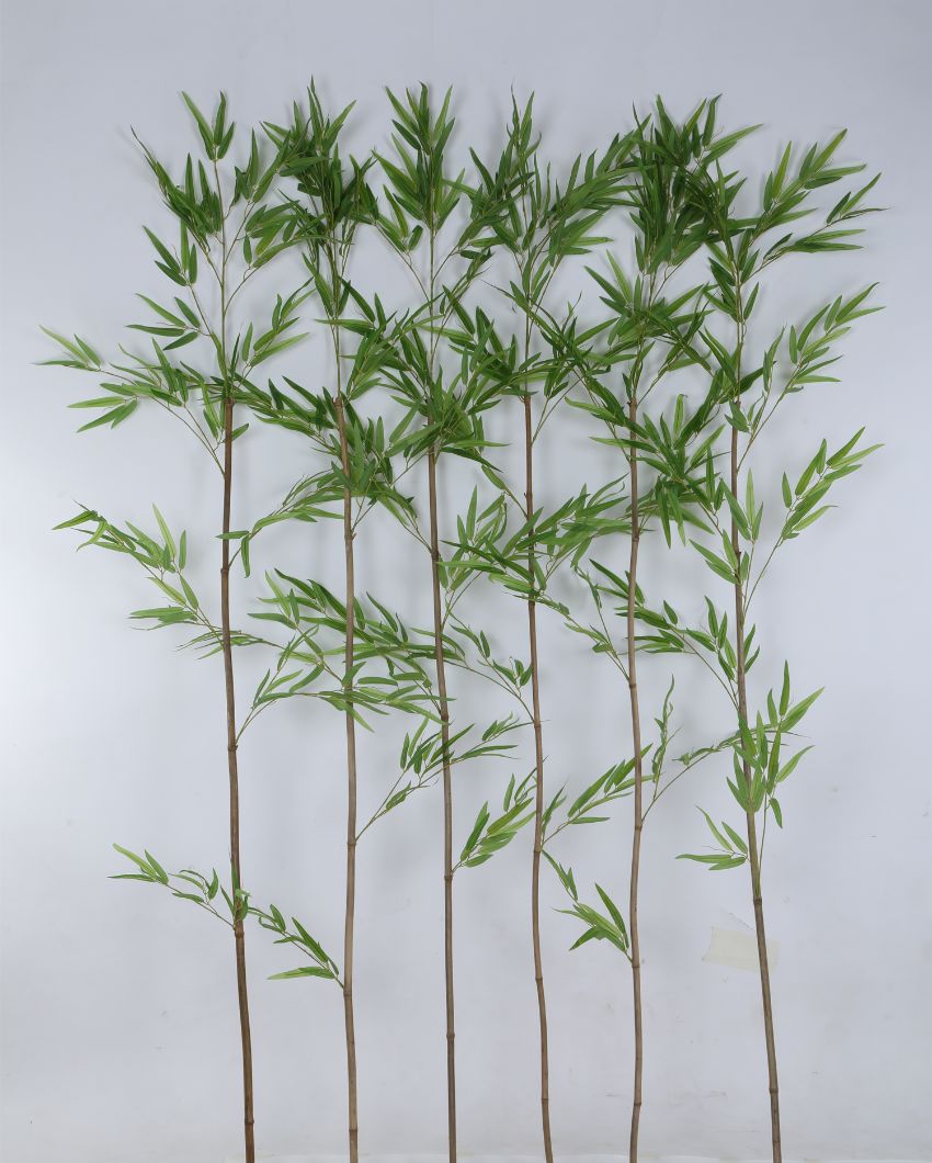 Artificial Single Bamboo Plant Without Pot | 79 Inches