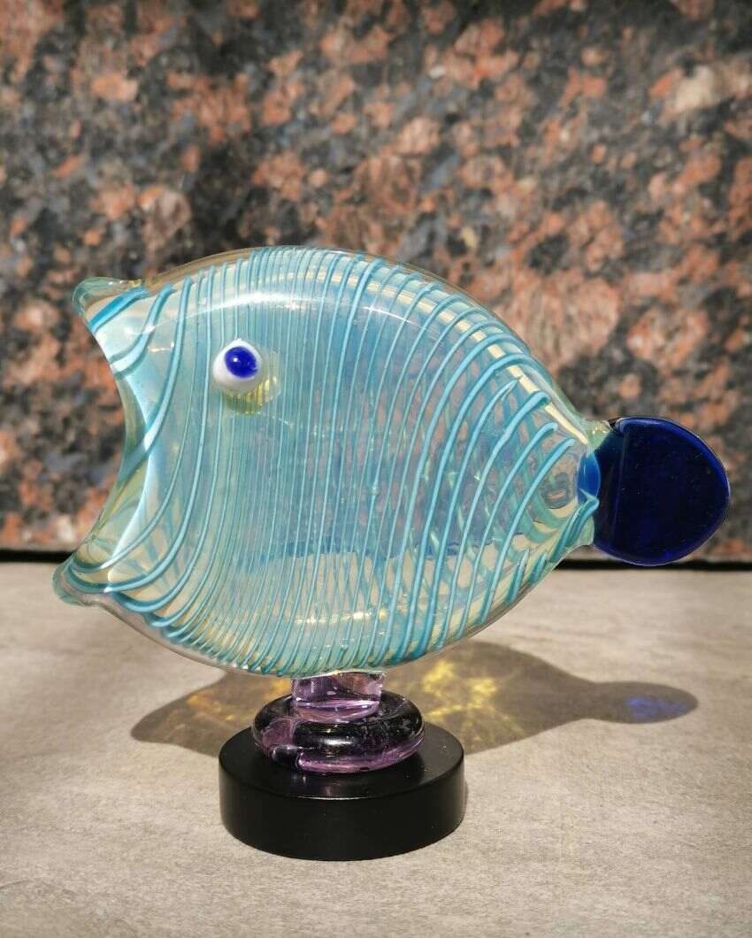 Hungry Fish Table Decor Glass