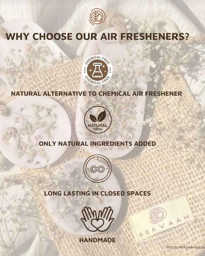Sophisticated & Refreshing British Air Freshener Organic Wax Sachet | Pack of 2