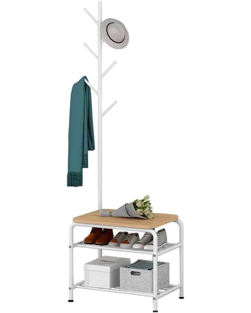 3 in 1 Carbon Steel Coat and Shoe Rack