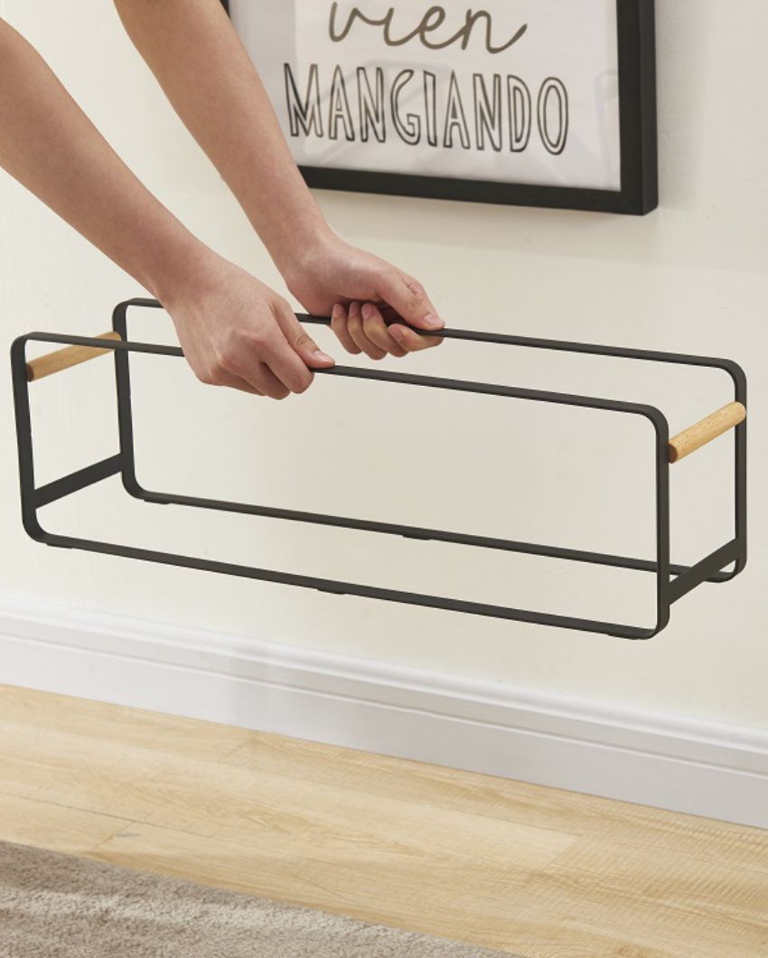 Simple Stackable Metal Shoe Rack - Dusaan